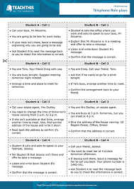 Telephoning Esl Activities Roleplay Activities