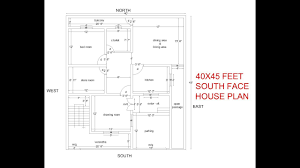 45x45 south facing house plan 2 bhk south facing house plan with parking rent purpose south facing house plan south facing. 40x45 Feet South Facing House Plan 2bhk South Facing House Plan With Parking Youtube