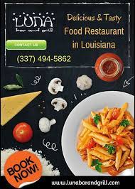 Comfort Food Restaurant In Louisiana Food Pasta Restaurants Food Poster Design
