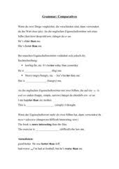More images for comparison of adjectives übungen zum ausdrucken » Englisch Arbeitsmaterialien Comparison 4teachers De