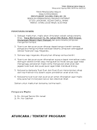 Saya mewakili ajk pibg dan seluruh warga sk parit. Teks Pengacara Majlis Mesyuarat Agung Pibg 2019