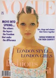 Kate Moss Throughout the Years in Vogue