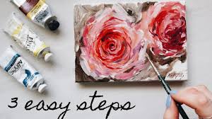 Check spelling or type a new query. How To Paint A Rose In Acrylics 3 Easy Steps Youtube