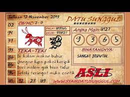 Prediksi Togel Hongkong Selasa 12 November 2019 Youtube
