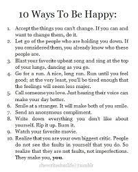10 Ways To Be Happy :) | Amy Rees Anderson's Blog