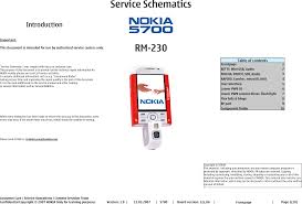 Nokia 5700 Rm 230 Service Schematics