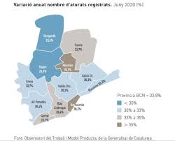 Comarca (county) of catalonia, spain. El Garraf Es La Comarca De Barcelona On Es Perden Mes Llocs De Treball I On La Proporcio D Ertos Es Mes Alta