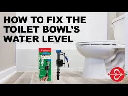 Flushing the toilet will allow you test the water level. Not Enough Water In Toilet Bowl Fix It With Fluidmaster Performax Fill Valve Youtube