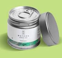 China Custom Empty 30g 50g 80g Matcha Powder Tin Can With ...