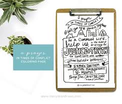 Download this adorable dog printable to delight your child. A Prayer For Times Of Conflict Coloring Page