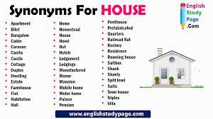 We did not find results for: 45 Synonyms For House In English English Study Page