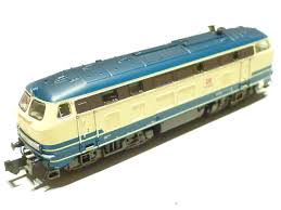 MTR-Exclusive, Minitrix 16287 DB 218 320-0 beige/blue