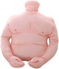 hsvgjsfa Große Brust Muskelkissen, große Rückenkissen, großen Bauch Fett  inspirierende Puppe, Plüsch Spielzeug 60 x 80 cm Großer Bauch: Amazon.de:  Spielzeug