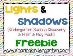 Light And Shadow Freebie Shadows Science Light Science Light And Shadow