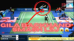 Lee zii jia backhand smash | lee zii jia vs shesar hiren rhustavito | badminton restoresource and many thanks to: Lzj Signature Backhand Smash Lee Zii Jia Vs Sai Praneeth B Highlights Youtube