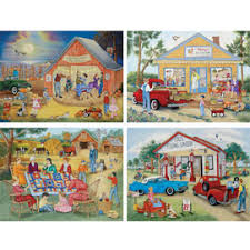 Barbie 4 x 100 piece bumper pack jigsaw puzzle. Multipack Jigsaw Puzzles Bits And Pieces
