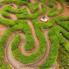 Aerial Of Children S Maze Santa Barbara Botanical Garden California Outdoor Travel Photography Aerial