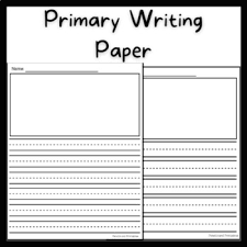Get free printable lined paper with picture box for kindergarten, give template to learn handwriting. Lined Writing Paper With Picture Box Worksheets Teaching Resources Tpt