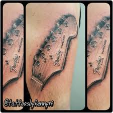 Fender Stratocaster Head Done Today Tattoos Tattooed Tattoo Tattooart Tattooartist Tattoois Deathorglorytatto Guitar Tattoo Tattoos Tattoo Artists