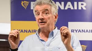 Ryanair boss Michael O'Leary calls for resignation of chief executive of  Nats