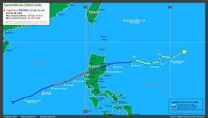 Typhoon bising's latest forecast track on friday showed that it would move closer to the country's landmass, with state meteorologists not completely ruling out a landfall scenario in the coming days. Typhoon2000 Com Philippine Tropical Cyclones 2009 Season Summary