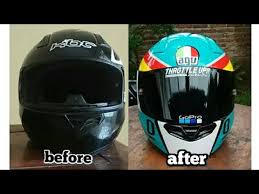 Quick review kali ini adalah helm yang sudah 3 tahun saya pakai, yaitu kbc v euro. Repaint Helm Kbc Vk Ala Agv Leopard Joan Mir 2017 Youtube