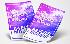All you have to do after you create your designs is to insert them which can be done using the smart layers. Free A4 Flyer Mockups Mockuptree