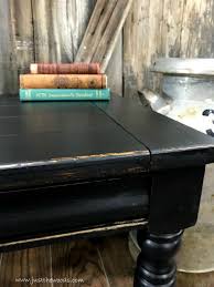 How To Get Farmhouse Style Black Distressed Furniture Black Painted Furniture Black Distressed Furniture Distressed Furniture Painting