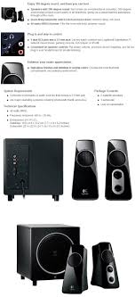 Caixa De Som 2 1 Logitech Speaker System Z523 R 199 00
