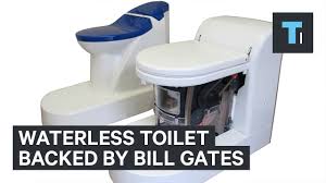 In order to flush a toilet, a large volume of water must be dumped in the toilet bowl within a very short period of time. You Might Think That A Toilet Flushing Is Universal But In Areas Without Running Water This Luxury Is Not Something Availab Bill Gates Waterless Flush Toilet