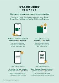 Check spelling or type a new query. Starbucks App Adding New Ways To Pay And Redeems Points