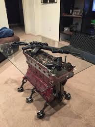 Bmw I6 Coffee Table Www Badassblox Com Garage Furniture Automotive Furniture Man Cave Home Bar