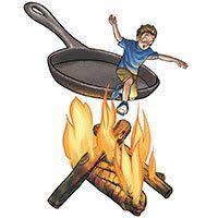 Out Of The Frying Pan Into The Fire 1100 Words You Need Vocabulary Practice Pluto The Dog Postcard