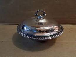 WM Rogers 862 Silverplate Round Serving Bowl Casserole With Lid VINTAGE |  eBay