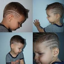 Cut the hair straight across. Baby Boy Hair Cuts