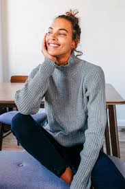 To purchase reproductions, please visit www.thedoganddragon.com. Heather Grey Sweater Turtleneck Sweater Ribbed Knit Sweater Lulus