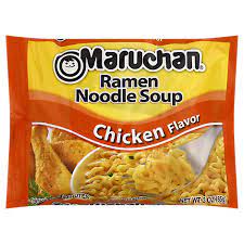 It doesn't taste nearly as salty as some of the others and it doesn't have any strong aftertaste. Maruchan Ramen Noodle Soup Chicken Flavor Pack 3 Oz Safeway