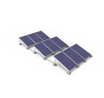Non-penetrating Ballast Solar Racking,Vertical Installed ...