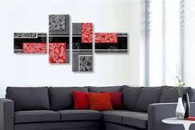 Abstract Rosu Si Negru 3285 Tablouri Abstracte Etablou Ro