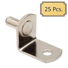 5mm L Shaped Bracket Style Cabinet Shelf Support Pegs With Hole For Closets Kitchens Furniture Poli Kitchen Cabinet Shelves Shelf Supports Cabinet Styles