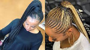 Black and white goddess braids. 2020 Latest Ghana Braids Hairstyles That Trends Your Look Around In T In 2021 Ghana Braids Hairstyles Latest Braided Hairstyles Hair Styles