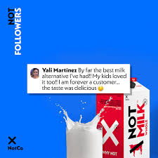 It mixes like milk, tastes like milk, looks like milk but it's notmilk. Notcous Notcous Twitter