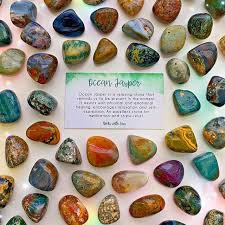 Ocean Jasper Affirmation I Focus My Energy On The Present Moment And Express Myself With Joyfulness And Love Ocean Jasper Stone Crystals