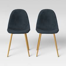 What is the price range for dining chairs? Copley Velvet Dining Chair With Brass Leg Project 62 Target