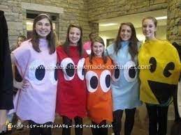 Coolest Pacman Group Costume Group Costumes Cute Halloween Costumes Group Halloween Costumes