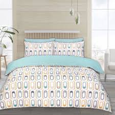 Try adding some matching cushions or even mix and match from our we Twin Pack Duvet Cover Two Pack Bedding Two Duvet Covers Teal And Grey Floral Polycotton Modern Reversible Retro Design Teal And Grey