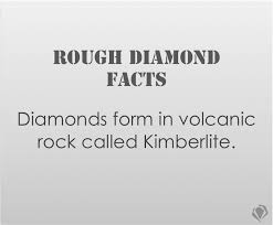 Well, we at least obsess over them all day long. Rough Diamond Facts Diamonds Form In Volcanic Rock Called Kimberlite Rough Diamond Facts Rough Diamond Unique Engagement Rings