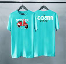 Dari gambar baju kaos diatas sudah terlihat jelas perbedaan antara warna hijau tosca dan biru tosca yaitu. Kaoskeren Kaos Distro Vespa Merah Db Cotton Combed 30s Atasan Pria Wanita T Shirt Lokal Unisex Sablon Depan Belakang Lazada Indonesia