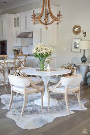 How To Get The Curl Out Of A Cowhide Rug Zdesign At Home Farmhouse Style Dining Room Farmhouse Dining Room Table Farmhouse Dining Room
