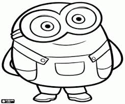 Coloring pages of farm animals for preschoolers. Bob The Most Little Minion Coloring Page Printable Game